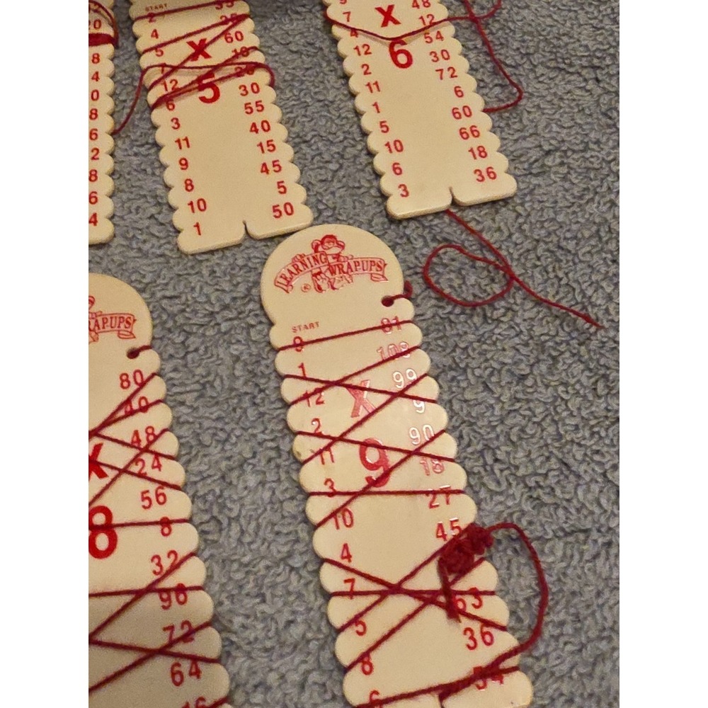 Learning Wrap Ups 3 Thru 9 Multiplication Math Tools Learning - Picture 5 of 5